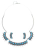 Turquoise Genuine Sterling Silver Southwestern Jewelry Set CX52772