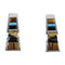 Southwestern Multicolor Sterling Silver Earrings YX52997