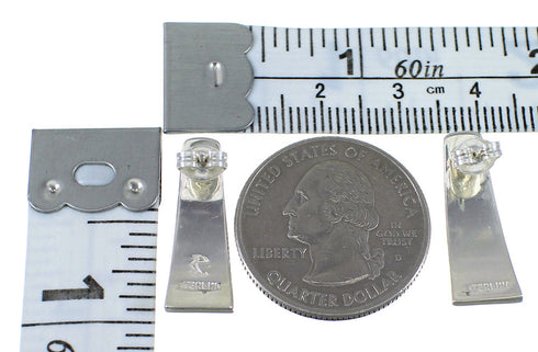 Southwestern Multicolor Sterling Silver Earrings YX52997