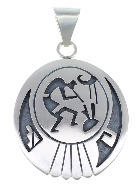 George Phillips Hopi Kokopelli Prayer Sticks Sterling Silver Pendant EX53867