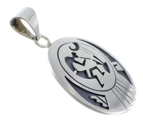 George Phillips Hopi Kokopelli Prayer Sticks Sterling Silver Pendant EX53867