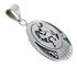 George Phillips Hopi Kokopelli Prayer Sticks Sterling Silver Pendant EX53867