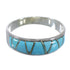 Southwest Authentic Sterling Silver Turquoise Ring Size 8-1/4 AX53473
