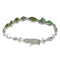 Turquoise Silver Jewelry Link Bracelet AX54091