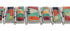 Multicolor Inlay Whiterock Sunset Silver Link Bracelet AX54097