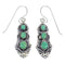 Sterling Silver And Turquoise Hook Dangle Earrings RX55264