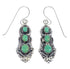 Sterling Silver And Turquoise Hook Dangle Earrings RX55264