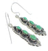 Sterling Silver And Turquoise Hook Dangle Earrings RX55264