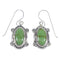 Sterling Silver Turquoise Hook Dangle Earrings RX54682