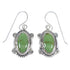 Sterling Silver Turquoise Hook Dangle Earrings RX54682