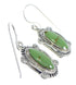 Sterling Silver Turquoise Hook Dangle Earrings RX54682