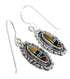 Multicolor Southwest Silver Hook Dangle Earrings RX54746