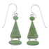 Genuine Sterling Silver Turquoise Inlay Earrings RX55595