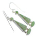 Genuine Sterling Silver Turquoise Inlay Earrings RX55595
