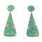 Turquoise And Sterling Silver Post Earrings RX54834