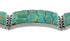 Southwest Turquoise And Silver Link Bracelet AX54448