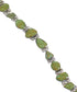Southwestern Turquoise Sterling Silver Link Bracelet AX54247