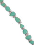 Southwest Turquoise Silver Link Bracelet AX54250
