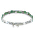 Turquoise And Opal Silver Southwest Link Bracelet AX54339