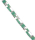 Turquoise And Opal Silver Jewelry Link Bracelet AX54343