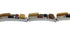 Multicolor Southwestern Sterling Silver Link Bracelet AX54374