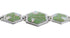 Turquoise And Opal Sterling Silver Southwest Link Bracelet AX54142