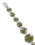 Turquoise And Opal Silver Southwest Link Bracelet AX54143