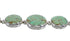 Turquoise Inlay Silver Jewelry Link Bracelet AX54189