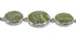 Authenitc Sterling Silver Turquoise Jewelry Link Bracelet AX54194