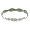 Southwest Turquoise Silver Link Bracelet AX54536