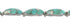 Southwestern Opal And Turquoise Silver Link Bracelet AX54590