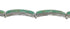Silver Southwestern Turquoise Inlay Link Bracelet AX55063