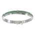 Sterling Silver Southwestern Turquoise Inlay Link Bracelet AX55067