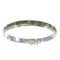 Turquoise And Opal Inlay Silver Link Bracelet AX55083