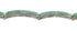 Turquoise And Opal Southwest Silver Jewelry Link Bracelet AX55088