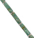 Turquoise Sterling Silver Jewelry Link Bracelet AX55188