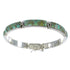 Southwest Turquoise Authenitc Sterling Silver Link Bracelet AX55247