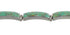Southwestern Turquoise Authentic Sterling Silver Link Bracelet AX55248
