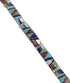 Multicolor Inlay Sterling Silver Link Bracelet AX55286
