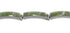 Turquoise And Opal Genuine Sterling Silver Link Bracelet AX55289