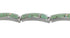 Southwest Turquoise And Opal Sterling Silver Link Bracelet AX55291