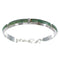 Turquoise Genuine Sterling Silver Link Bracelet AX54757