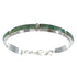 Turquoise Genuine Sterling Silver Link Bracelet AX54757
