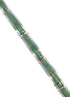 Turquoise Genuine Sterling Silver Link Bracelet AX54757
