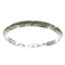 Silver Southwestern Turquoise Inlay Link Bracelet AX54765
