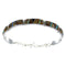 Multicolor Inlay Sterling Silver Jewelry Link Bracelet AX54931