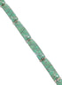 Authentic Sterling Silver Turquoise Link Bracelet AX54937
