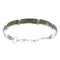 Southwest Turquoise Inlay Sterling Silver Link Bracelet AX54990