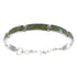 Southwest Turquoise Inlay Sterling Silver Link Bracelet AX54990
