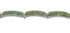 Southwest Turquoise Inlay Sterling Silver Link Bracelet AX54990